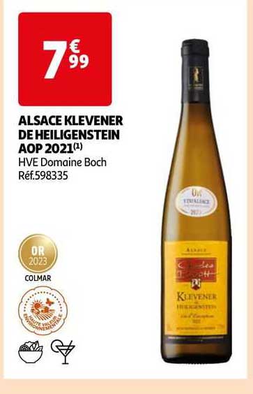 alsace klevener de heiligenstein aop 2021 hve domaine boch