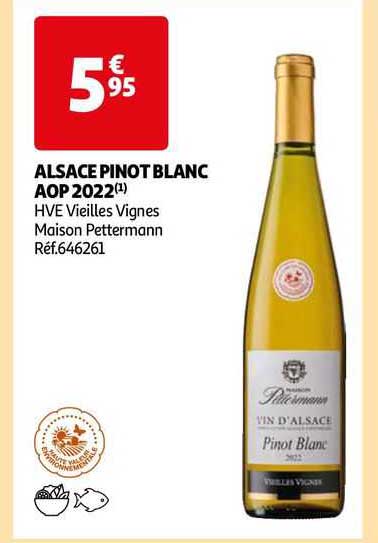 alsace pinot blanc aop 2022 hve vieilles vignes maison pettermann