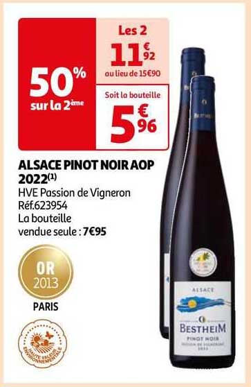 alsace pinot noir aop 2022 hve passion de vigneron