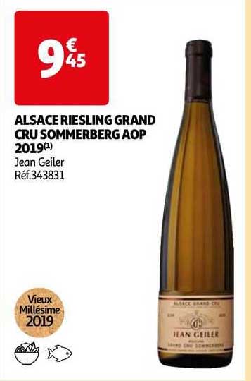 alsace riesling grand cru sommerberg aop 2019 jean geiler