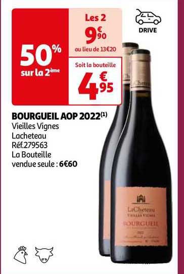 bourgueil aop 2022 vieilles vignes lacheteau