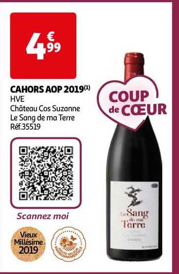 cahors aop 2019 hve château cos suzanne le sang de ma terre