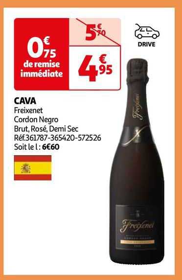 cava freixenet cordon negro brut, rosé, demi sec