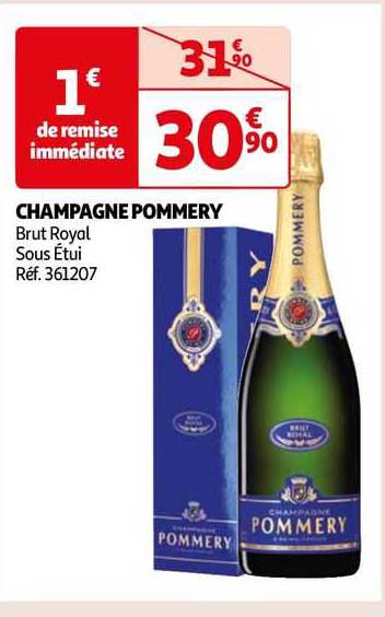 champagne pommery brut royal sous étui