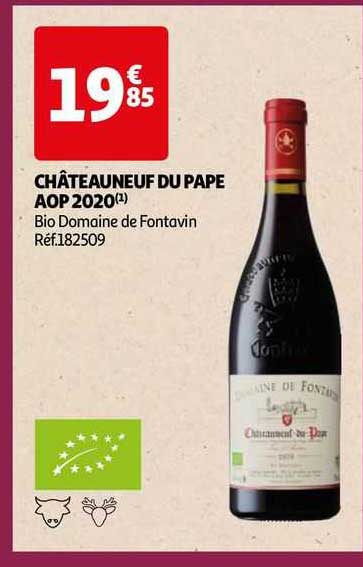 châteauneuf du pape aop 2020 bio domaine de fontavin