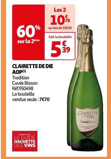 clairette de die aop tradition cuvée blason