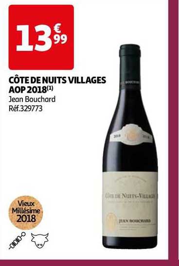 côte de nuits villages aop 2018 jean bouchard