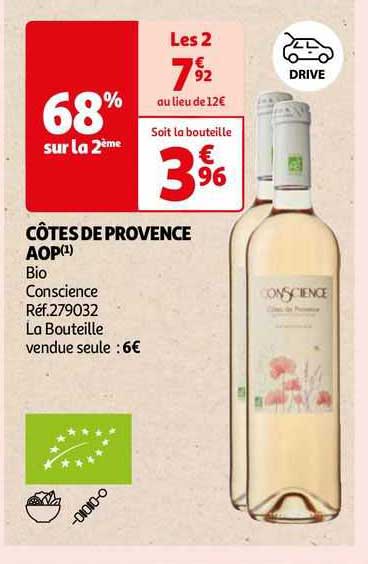 côtes de provence aop bio conscience