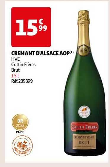 Cremant D'alsace Aop Hve Cattin Frères Brut