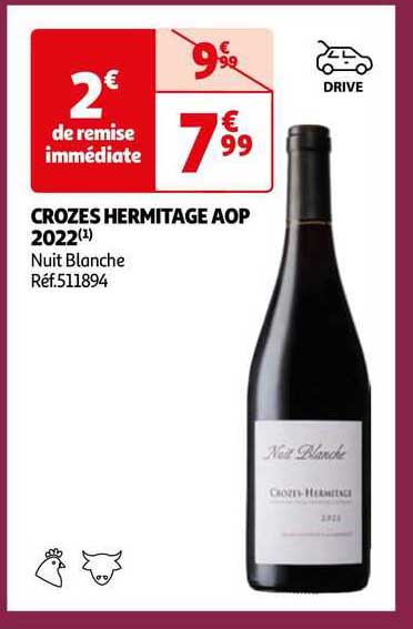 crozes hermitage aop 2022 nuit blanche