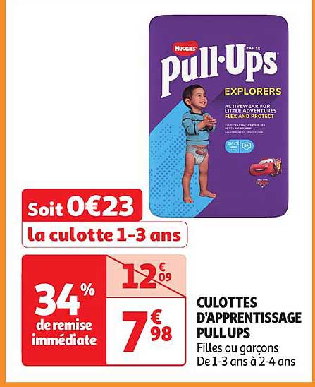 culottes d'apprentissage pull ups