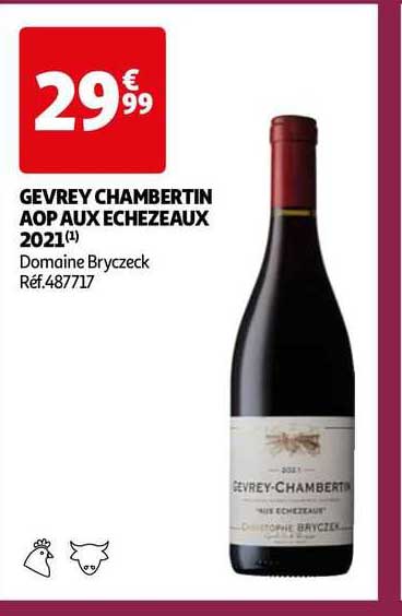 gevrey chambertin aop aux echezeaux 2021 domaine bryczeck