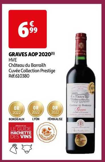 graves aop 2020 hve châtau du barrailh cuvée collection prestige