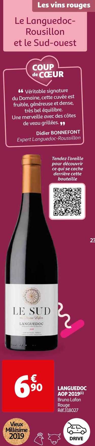 languedoc aop 2019 bruno lafan rouge