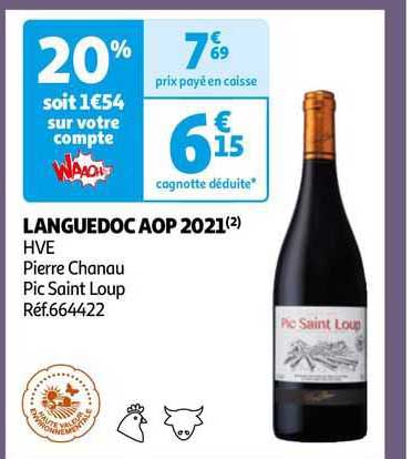 languedoc aop 2021 hve pierre chanau pic saint loup