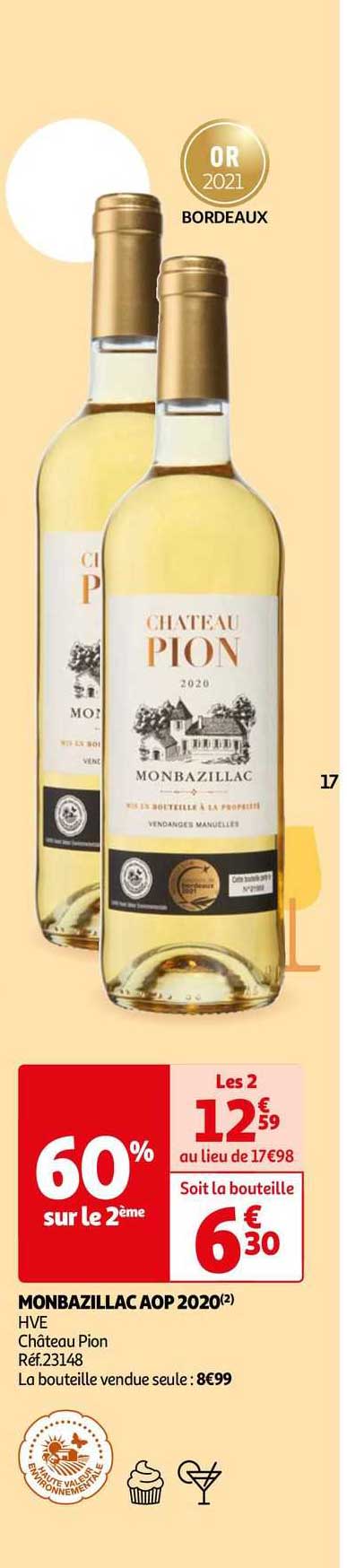 monbazillac aop 2020 hve château pion