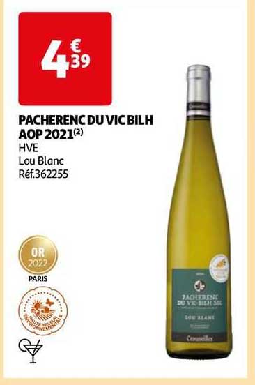 pacherenc du vic bilh aop 2021 hve lou blanc