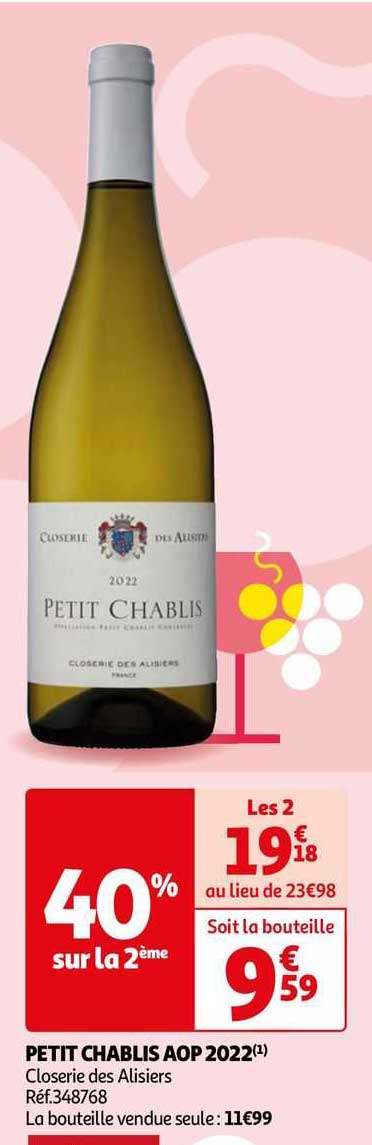petit chablis aop 2022 closerie des alisiers