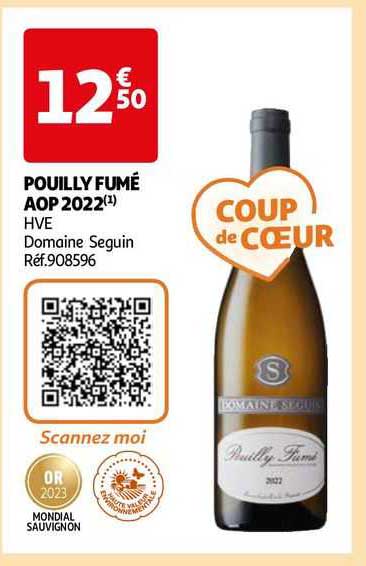 pouilly fumé aop 2022 hve domaine seguin