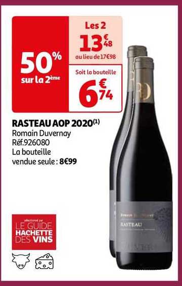 rasteau aop 2020 romain duvernay