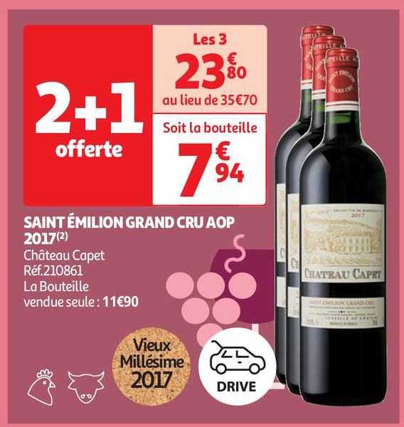 saint émilion grand cru aop 2017 château capet
