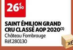 saint émilion grand cru classé aop 2020 château fombrauge