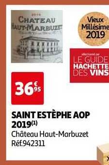 saint estèphe aop 2019 château haut-marbuzet