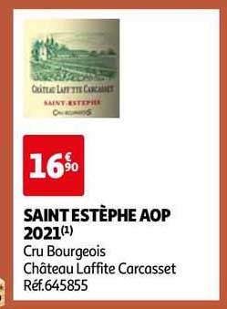 saint estèphe aop 2021 cru bourgeois château laffite carcasset