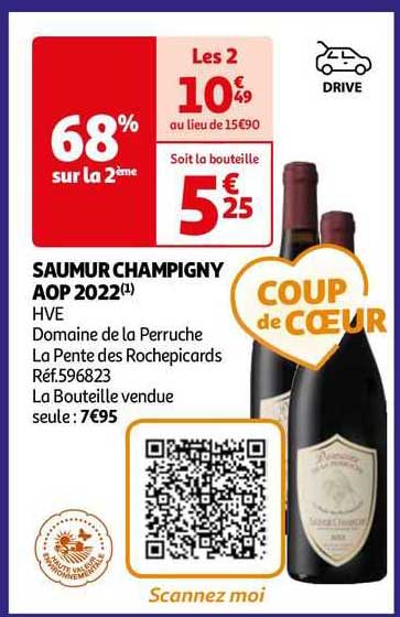saumur champigny aop 2022 hve domaine de la perruche la pente des rochepicards