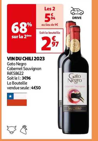 vin du chili 2023 gato negro cabernet sauvignon