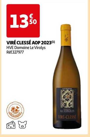 viré clessé aop 2023 hve domaine le virolys