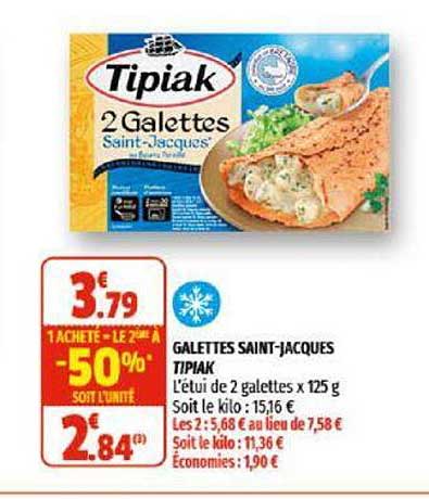 galettes saint-jacques tipiak