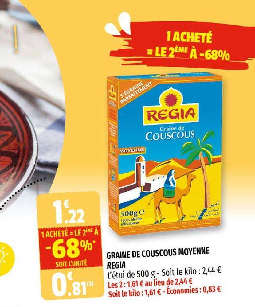 graine de couscous moyenne regia