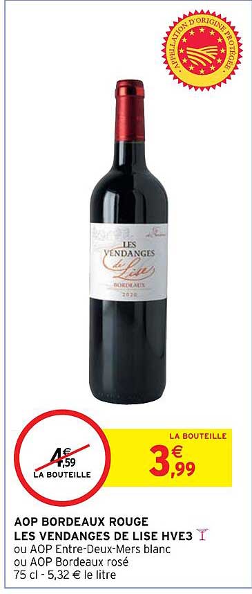 aop bordeaux rouge les vendanges de lise hve3