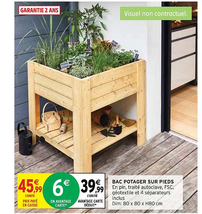 Bac Potager Sur Pieds