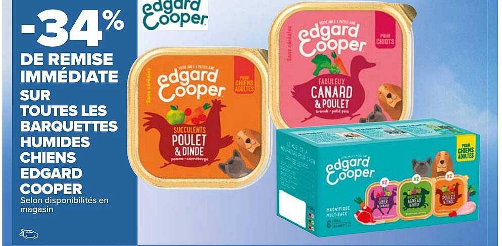 Barquettes Humides Chiens Edgard Cooper