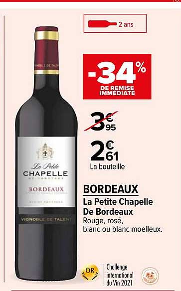 bordeaux la petite chapelle de bordeaux