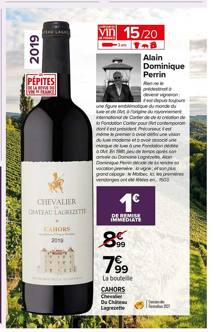 cahors chevalier du château lagrezette