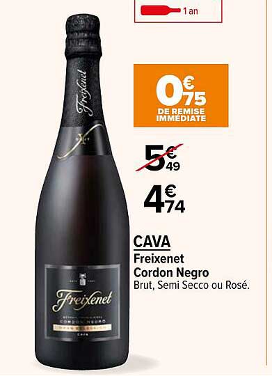 cava freixenet cordon negro