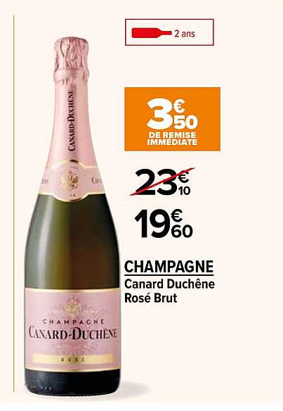 champagne canard duchêne rosé brut