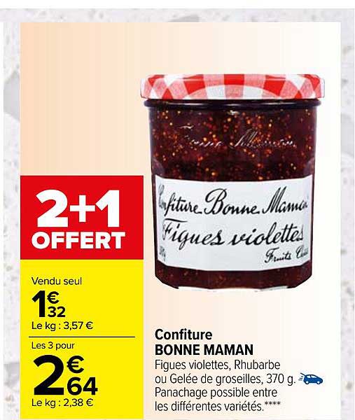 confiture bonne maman