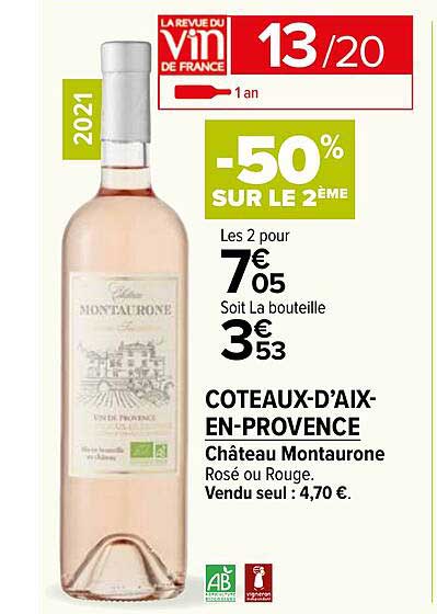 coteaux-d'aix-en-provence château montaurone