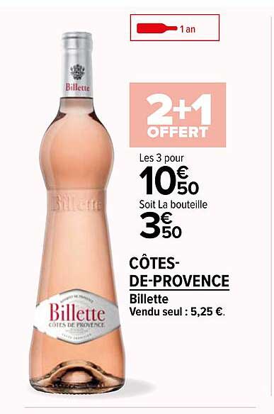 côtes-de-provence billette