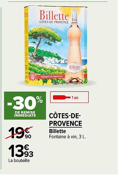 côtes-de-provence billette