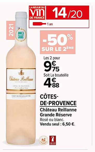 côtes-de-provence château reillanne grande réserve