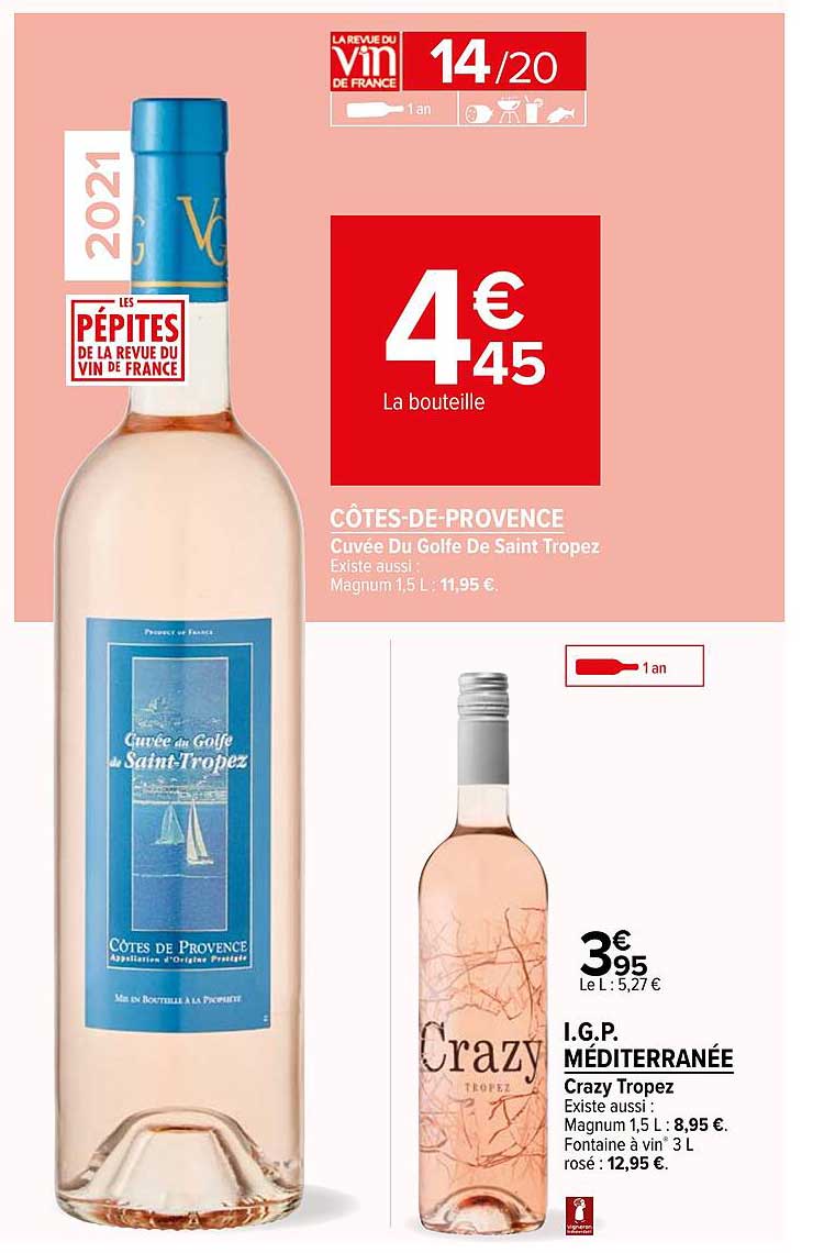 côtes-de-provence cuvée du golfe du saint tropez