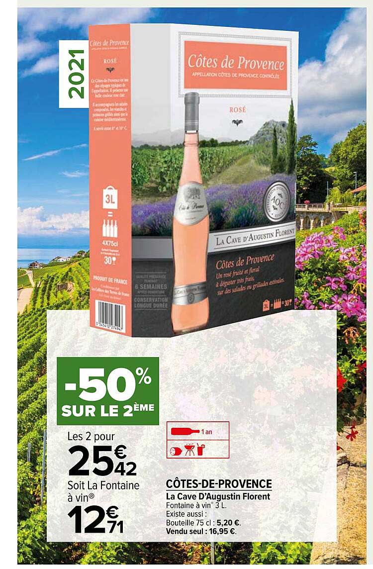 côtes-de-provence la cave d'augustin florent