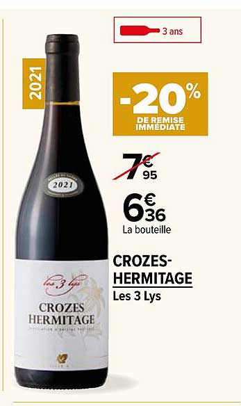 crozes-hermitage les 3 lys