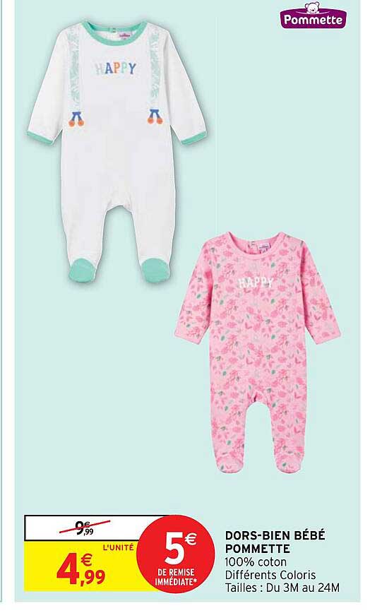 dors-bien bébé pommette