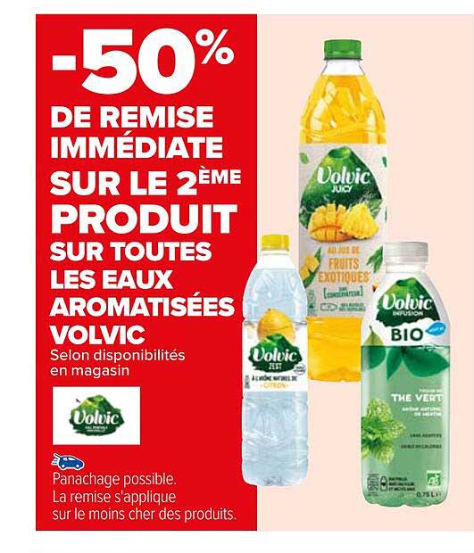 eaux aromatisées volvic